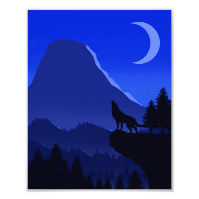 Foto Paisagem de Lobo Monocromática Azul (Vorne)