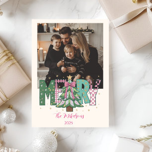 Foto Pastell-Patchwork Frohe Weihnachten