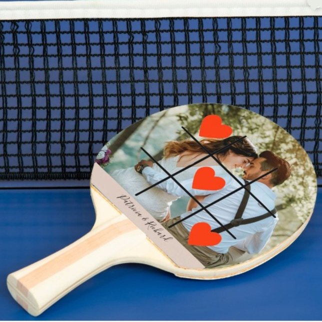 Foto Personalisieren Valentine Liebe Tischtennis Schläger (Von Creator hochgeladen)