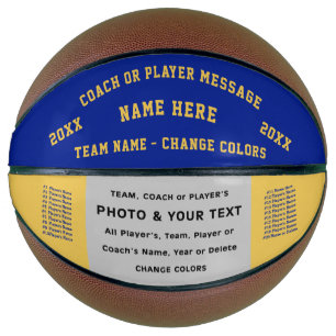 Foto Personalisiert Basketball Geschenke für Trai