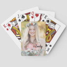Foto Personalisiert Bridesmaid Spielkarten