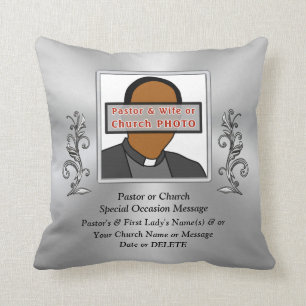 Foto Personalisiert, Geschenk Ideen für Pastor un Kissen