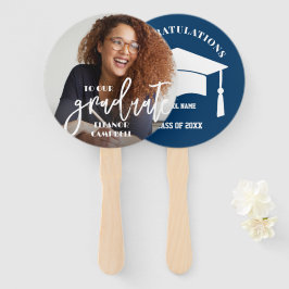 Foto Personalisiert Graduate Hand Fan Fächer