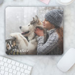 Foto Personalisiert hinzufügen Mousepad<br><div class="desc">Erstellen Sie ein benutzerdefiniertes Mauspad mit einem beliebten Foto oder einem anderen Bild mit diesem anpassbaren Design. Eine Textvorlage wird zur Personalisierung mit einem Namen oder einem anderen gewünschten Text hinzugefügt. Wähle ein Foto deines Haustieres, deiner Kinder, deiner Bestie, oder was auch immer du extravagante Anzug hast! Das sind tolle...</div>