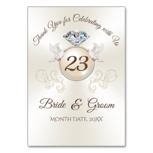 FOTO Personalisiert Hochzeitskarten Tischnummer