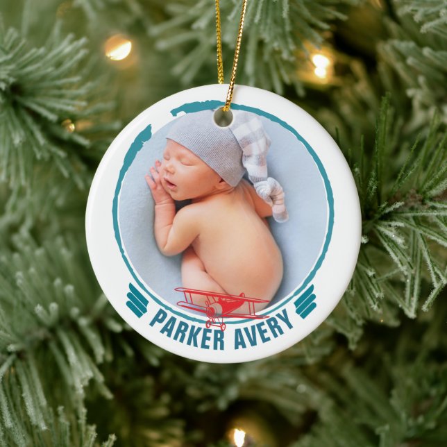 Foto Personalisiert Keramik Ornament (Baum)