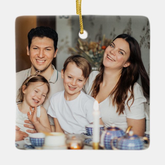 Foto Personalisiert Keramikornament (Vorderseite)