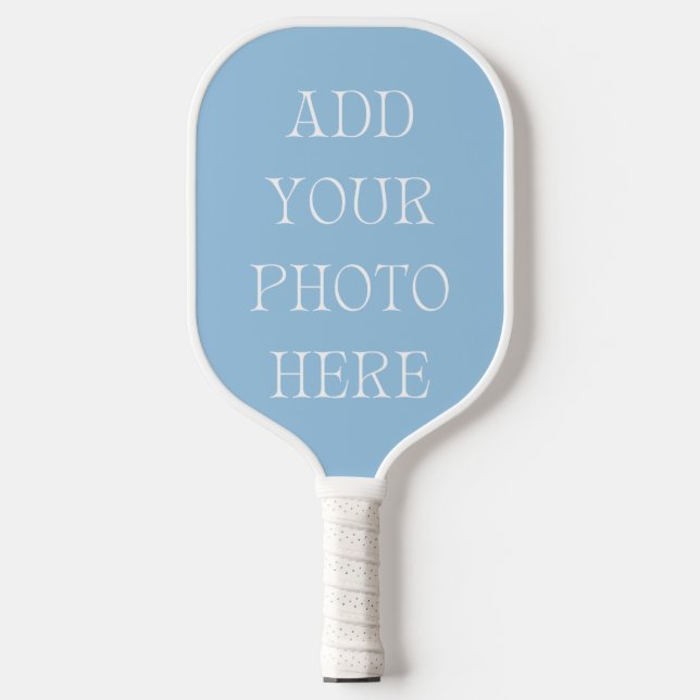 Foto Personalisiert Niedlich hinzufügen Pickleball Schläger (Vorderseite)