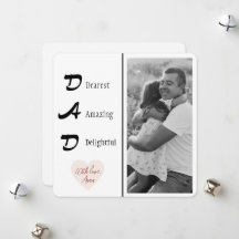 Foto personalisiert Vater | Vatertagskarte