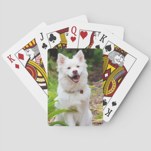 Foto Personalisierte benutzerdefinierte Spielkarte (Rückseite)