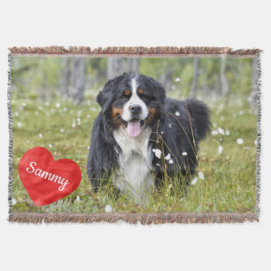 Foto Personalisierter Hund Lover Memorial Decke