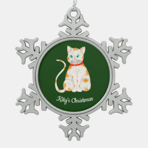 Foto Personalisierter Schneeflocken-Rahmen-Anhänge Schneeflocken Zinn-Ornament