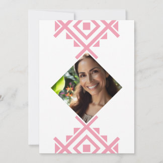 Foto Personalizada Invitación de 40 Años Aztec Einladung