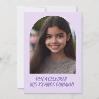 Foto Personalizada Invitación de Cumpleaños Einladung