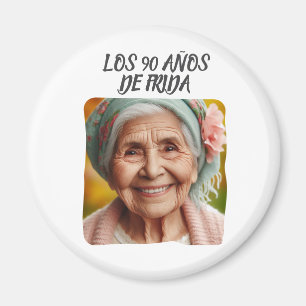 Foto Personalizada Los 90 Años De Magnet
