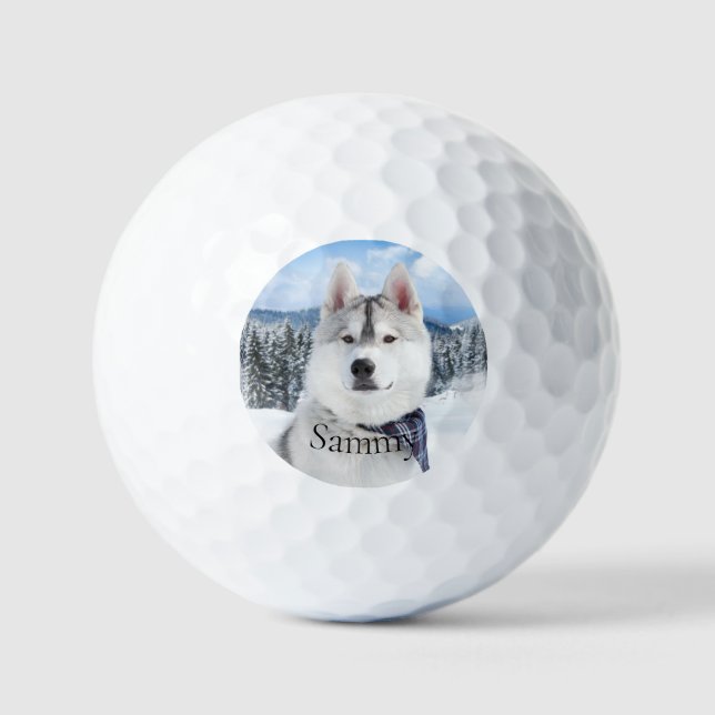 Foto Pet Name Golf Balls Golfball (Vorderseite)