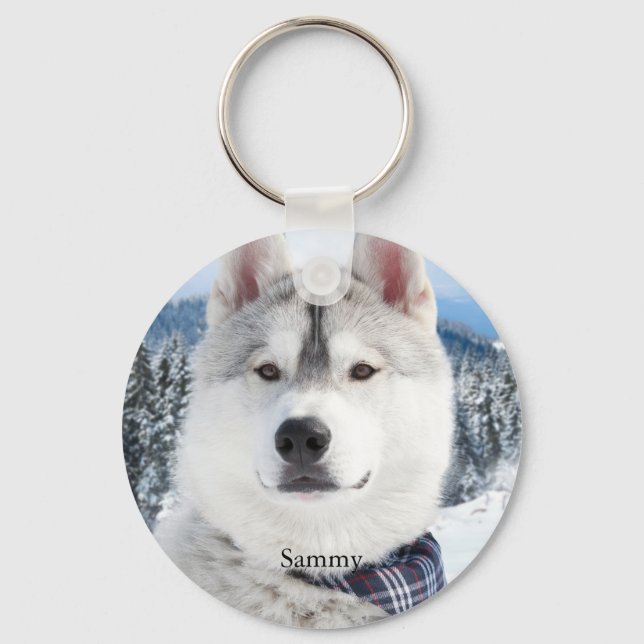 Foto Pet Name Schlüsselanhänger (Vorderseite)