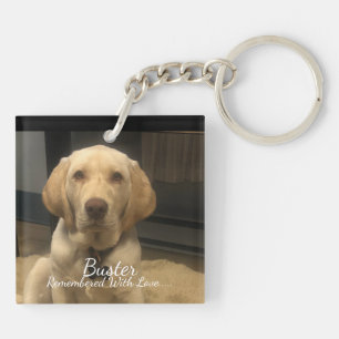 Foto PET ''Remembered '' PERSONALISIERT Schlüsselanhänger