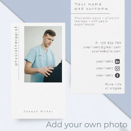 Foto Physiotherapeut Business Card Visitenkarte
