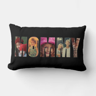 Foto Pillow MOMMY Add Images, Message on back, Lendenkissen