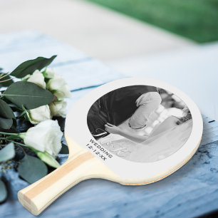 Foto Ping Pong Paddel zum Hochzeitstag Tischtennis Schläger