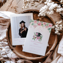 Foto Pink Floral Abschluss
