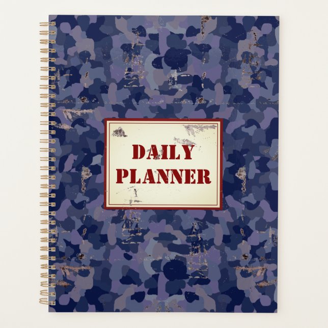 Foto Planner - Blue Camouflage HAMbWG Planer (Vorderseite)