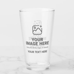 Foto Plus Benutzerdefinierte Nachricht Glas