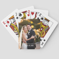 Foto-Pokerkarten für Hochzeiten oder Verlobungen