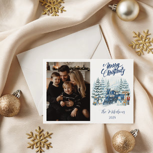 Foto Polar Express Familienweihnachten Feiertagskarte