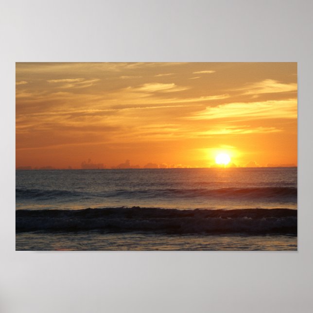 Foto-Poster drucken von Ocean Beach Sunrise Poster (Vorne)