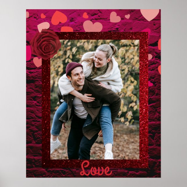 Foto-Poster-Valentin-Liebe Poster (Vorne)