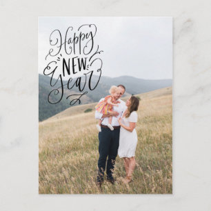 Foto-Postkarte für neue Jahre Postkarte