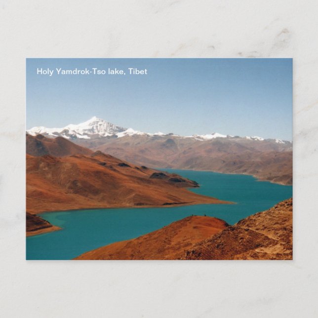 Foto Postkarte Heiliger Yamdrok-Tso-See, Tibet (Vorderseite)