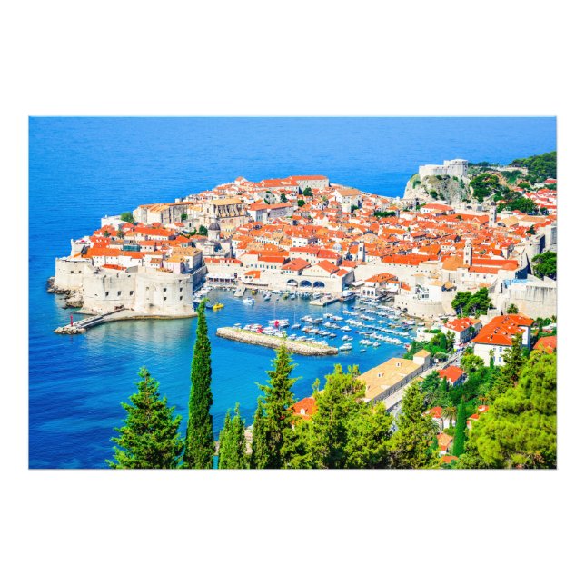 Foto print Dubrovnik Kroatien (Vorne)