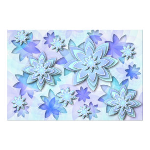 Foto Print mandala abstrakt Lotus Blume