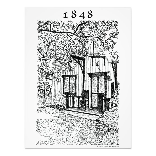 Foto Print of Stonysides Original zeichnend (Vorne)