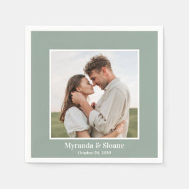 Foto Probe Dinner Eukalyptus Napkins Serviette