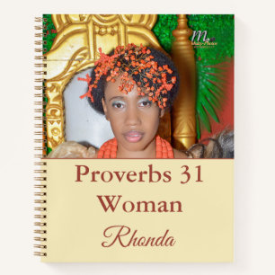 Foto Proverbs 31 Frau Notizbuch