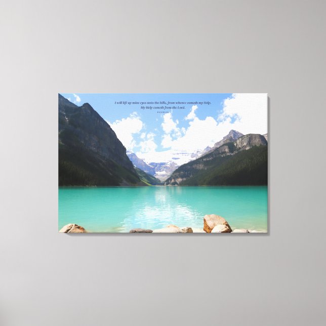 Foto Psalm 121 Leinwanddruck (Vorderseite)