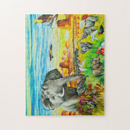 Foto Puzzle mit Geschenkboxen