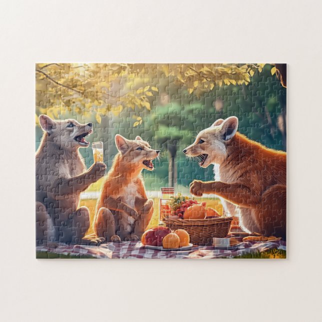 Foto-Puzzles Picnic-Hintergrund (Horizontal)