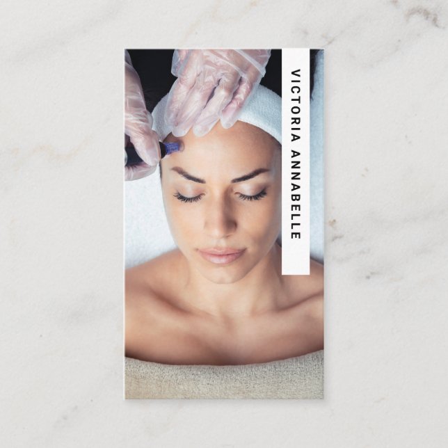 Foto QR Code Business Card Visitenkarte (Vorderseite)