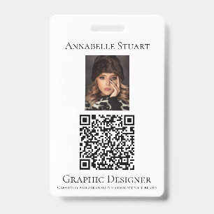 Foto QR-Code Business Company Large Ausweis