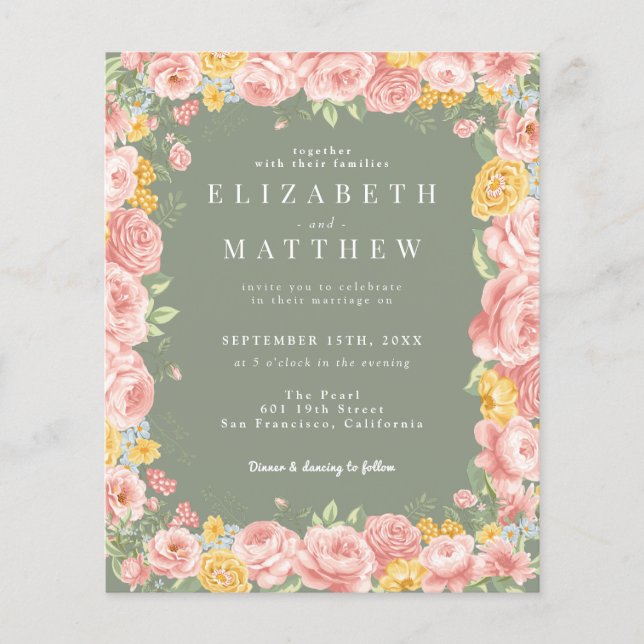 Foto QR-Code für die grüne Wildblume Flyer (Vorne)