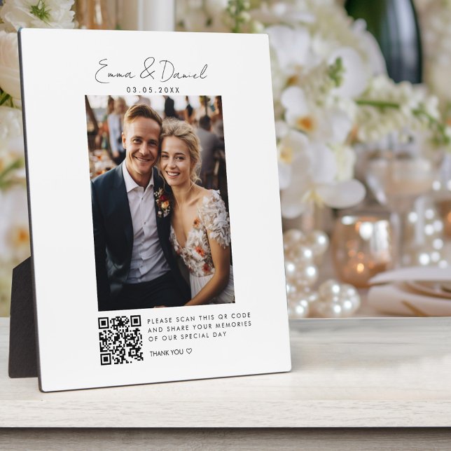 Foto QR Code Hochzeit Fotoplatte (Von Creator hochgeladen)