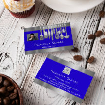 Foto QR Code Persönlicher Koch Kochen Blau