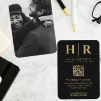 Foto QR Code-UAWG für das Hochzeitmongramm