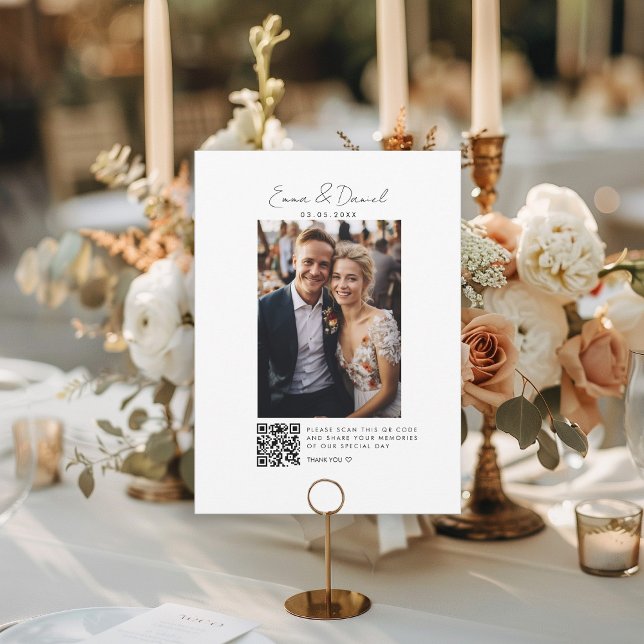 Foto QR Code Wedding Galery Card (Von Creator hochgeladen)