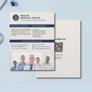 Foto QR Gesundheitsklinik für kundenspezifische Lo Flyer